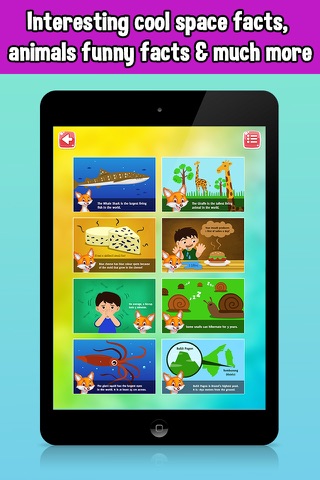 Daily Facts For Kids - Fun App for Kids in Preschool & Kindergarten screenshot 3