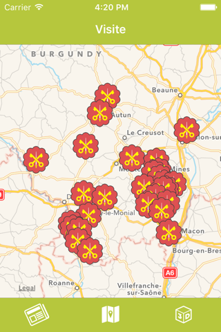 Clunypedia Saone et Loire screenshot 2