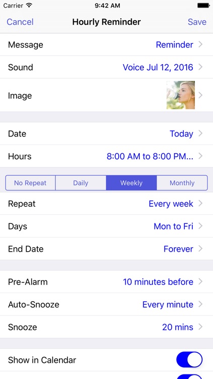 Reminder with Voice Reminders