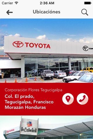 Toyota Honduras screenshot 2