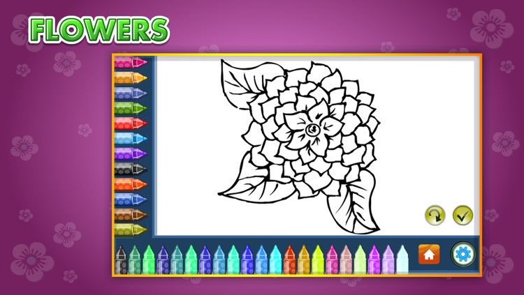 Coloring Book Flowers