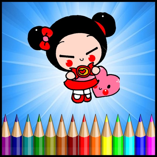 Coloring Game Cute Pictures For Kid Icon