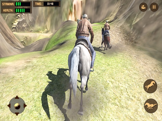 Screenshot #4 pour Wild Horse Hill Racer 3D Sim