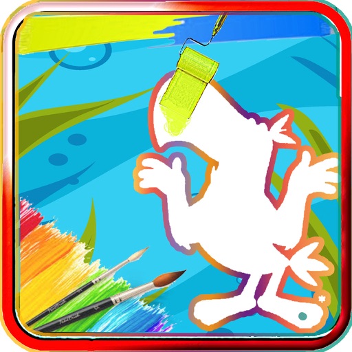 Color Book Page Toucan Sam Cast Edition iOS App