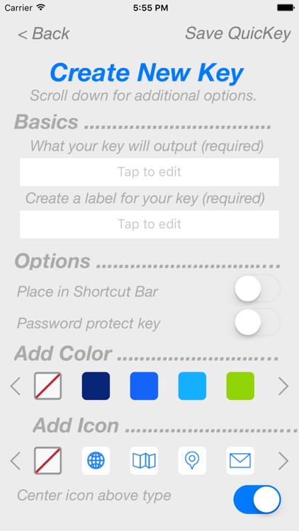 QuicKeysApp screenshot-3