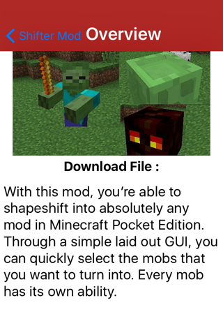 Shape Shifter Mod For Minecraft PC Guide Edition screenshot 3