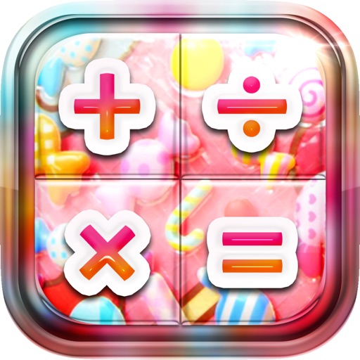 Calculator –  Candy : Custom Cute Color & Wallpapers Keyboard Themes Design For Sweets icon