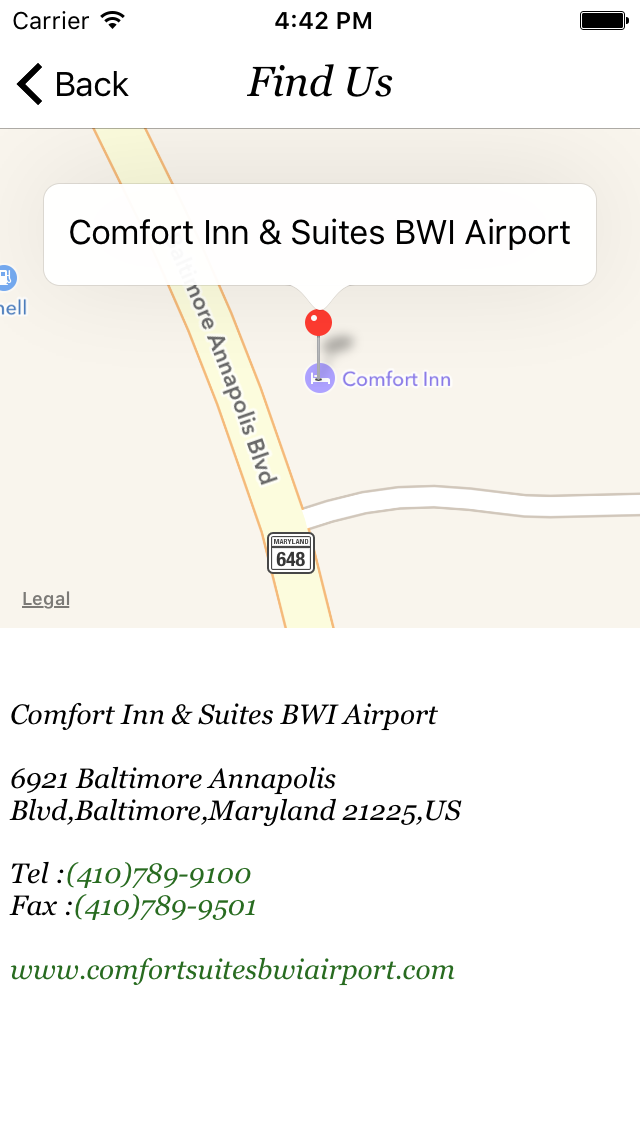 How to cancel & delete Comfort Inn & Suites BWI Airport from iphone & ipad 4