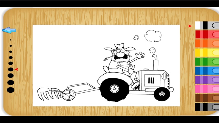 Tractor coloring book - Tractor coloring games Learning Book free for Kids