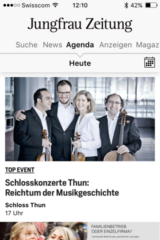 Jungfrau Zeitung screenshot 4