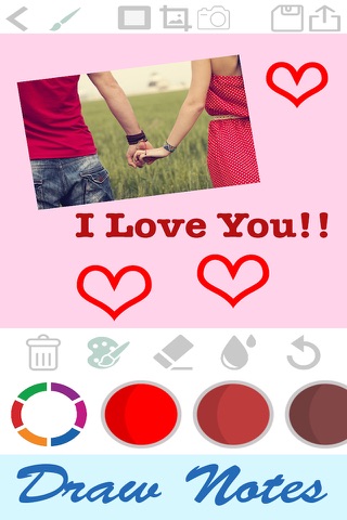 Draw notes with photos screenshot 3