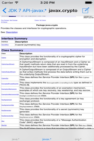 Java Platform, Standard Edition 7 API Specification screenshot 4