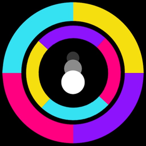 Steppy Circle Switch:Switch Spinny Balls With Round Balls on Dead Road icon