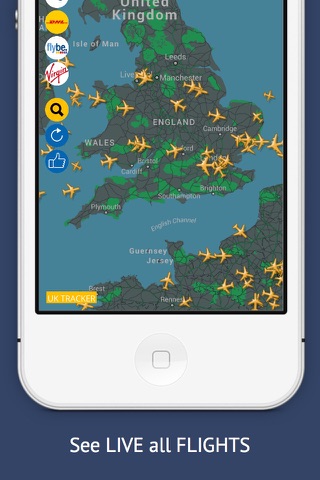 UK Tracker Free : Live flight status for England screenshot 2