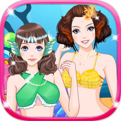 Mermaid Sisters - Magic World Dressup Prom Salon,Girls Free Games Icon