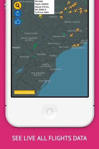 Brazil Flights : Absa, Avianca, Tam, Gol Live Tracker & Radar screenshot 3