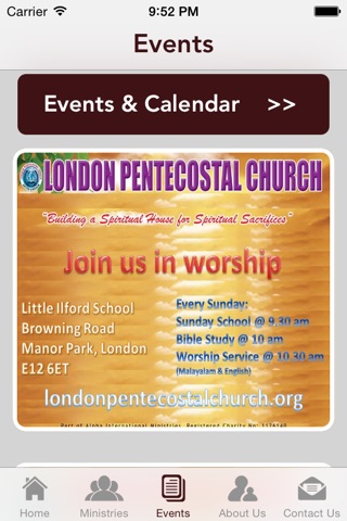 London Pentecostal Church / Alpha International Ministry ( LPC / AIM ) screenshot 2