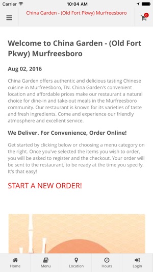 China Garden - Murfreesboro Online Ordering(圖1)-速報App