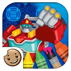 Activities of Painting Lulu Transformers Rescue Bots Coloring App