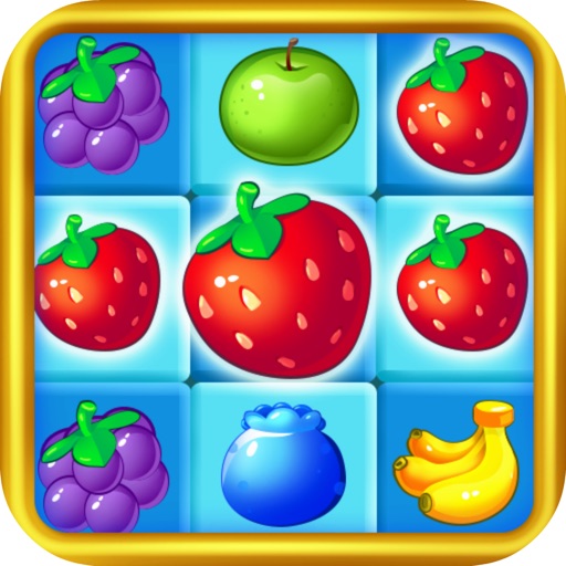 Crazy Fruits Link - Fruit Match 3 New Edition iOS App