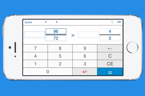 Simplify fractions - reducing fraction calculator screenshot 3