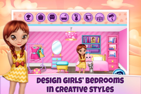 My Play Home Decoration Games: Create A Virtual Doll.house for Fashion.able Girl.s screenshot 3