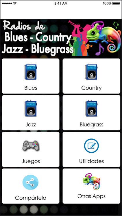Emisoras de Radio de Música Blues Jazz Country & Bluegrass