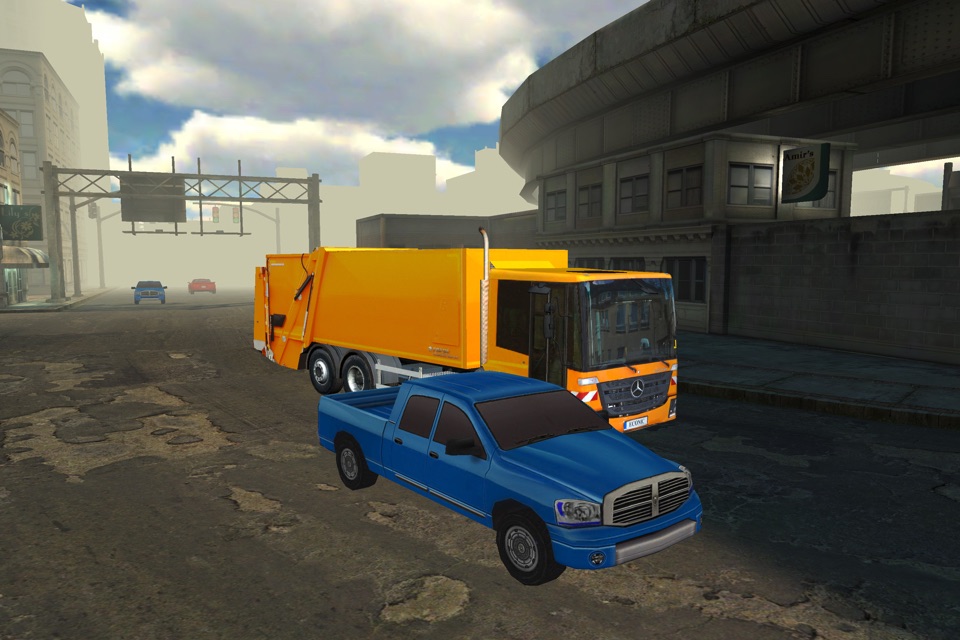 3D Garbage Truck Racing - eXtreme Truck Racer Game Free screenshot 4