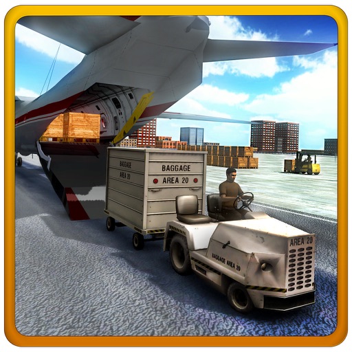 Airplane Cargo Truck Sim 3D Icon