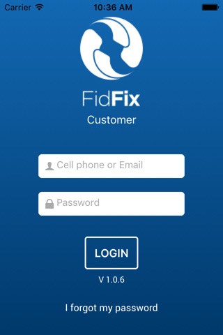 FidFix - Customer screenshot 2