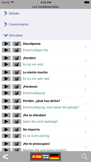 Spanish / German Talking Phrasebook Translator Dictionary - (圖2)-速報App