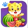 Fruit Puzzle - Tiger School - Preschool Child Fruit & Shape Learning