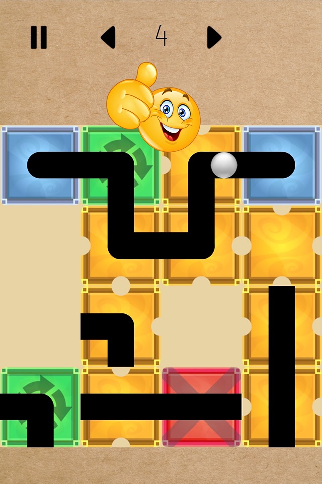 Sliding Puzzle - Guide the Ball screenshot 2