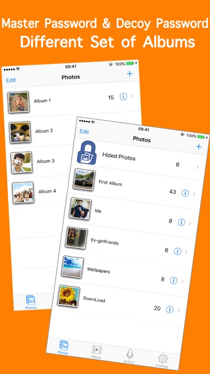 HiCalculator Hide Private Photo.s & Video.s - Password Lock Picture Album Vault & Keep Personal Privacy screenshot-3
