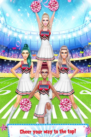 All-star Cheerleader Queen : High School Sport gymnastics Girl dress up games for girls screenshot 2