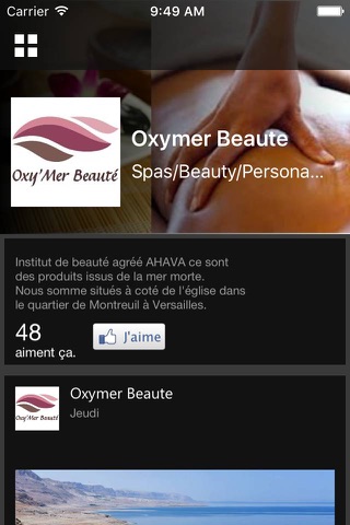 Oxy'Mer Beauté screenshot 2