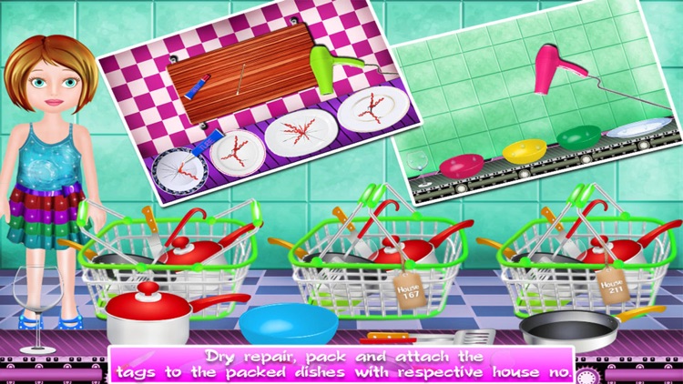 Kitchen Dish Cleaning & Washing - Games for Girls