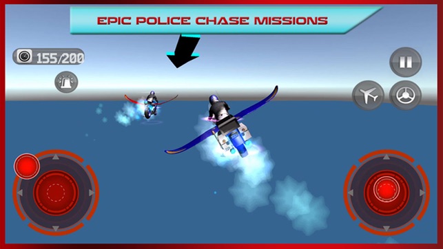 Flying Bike: Police vs Cops - Police Motorcycle Shooting Thi(圖4)-速報App