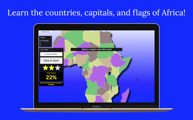 Africa Map Quiz Education Ed.