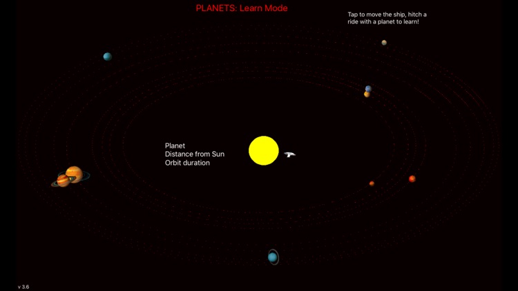 PLANETS: Learn Mode