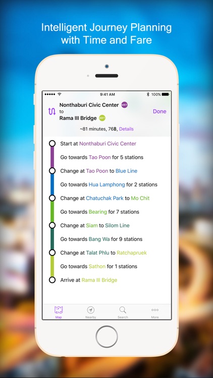 Bangkok Metro Transit Map