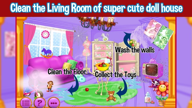 Princess Doll House Cleaning(圖2)-速報App