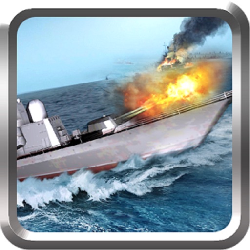 Classic Pacific Battleships Sea War - American Naval Destroyer Icon