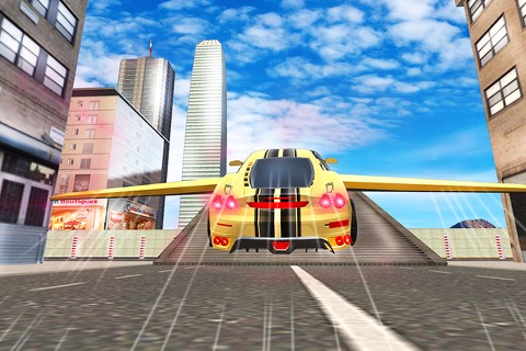 Futuristic Flying Car Drive 3D - Extreme Car Driving Simulator with Muscle Car & Airplane Flight Pilot FREEのおすすめ画像5
