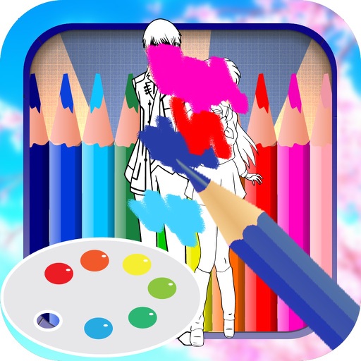 Color Book Game for Kids: Anime And Manga Version iOS App