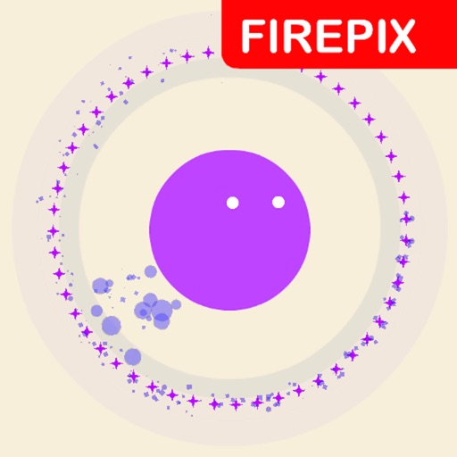 Mr Dot - Swipe, slide, shoot to splash color dotz on colorful circle iOS App