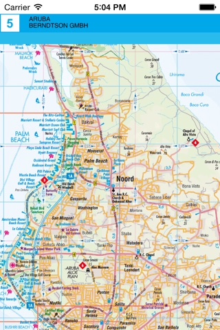 Aruba. Road map screenshot 2