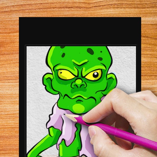 Drawing Lesson Zombie Fan iOS App