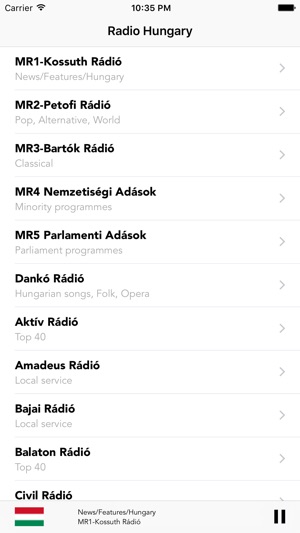 Hungarian & Hungary Radio Stations Onlin