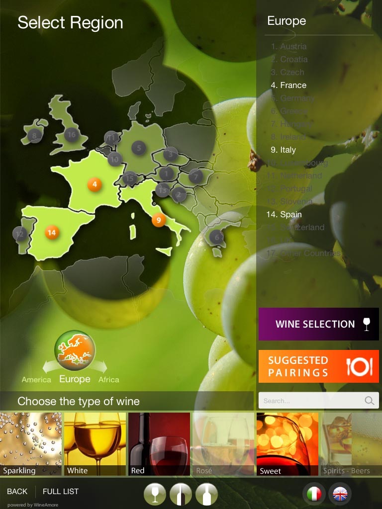 WineAmore - Wine & Food Menu screenshot 2